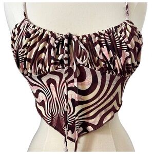 NEW! URBAN OUTFITTERS CROP TOP Stretchy NWT Spring Summer Size Small Festival